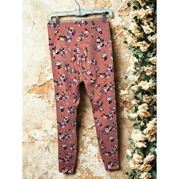 Beyond Yoga Olympus High Rise Impressionist Floral Blush Legging Activewear L - Picture 3 of 16